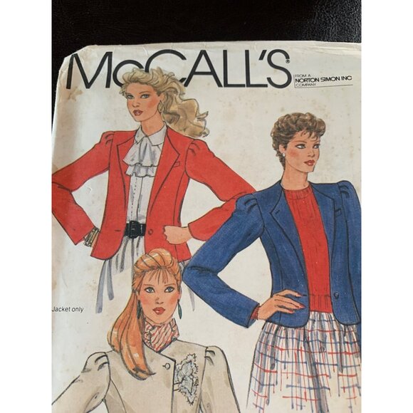 McCall's Misses Coat Sewing Pattern Sz 8 8462 - Uncut - Picture 3 of 10